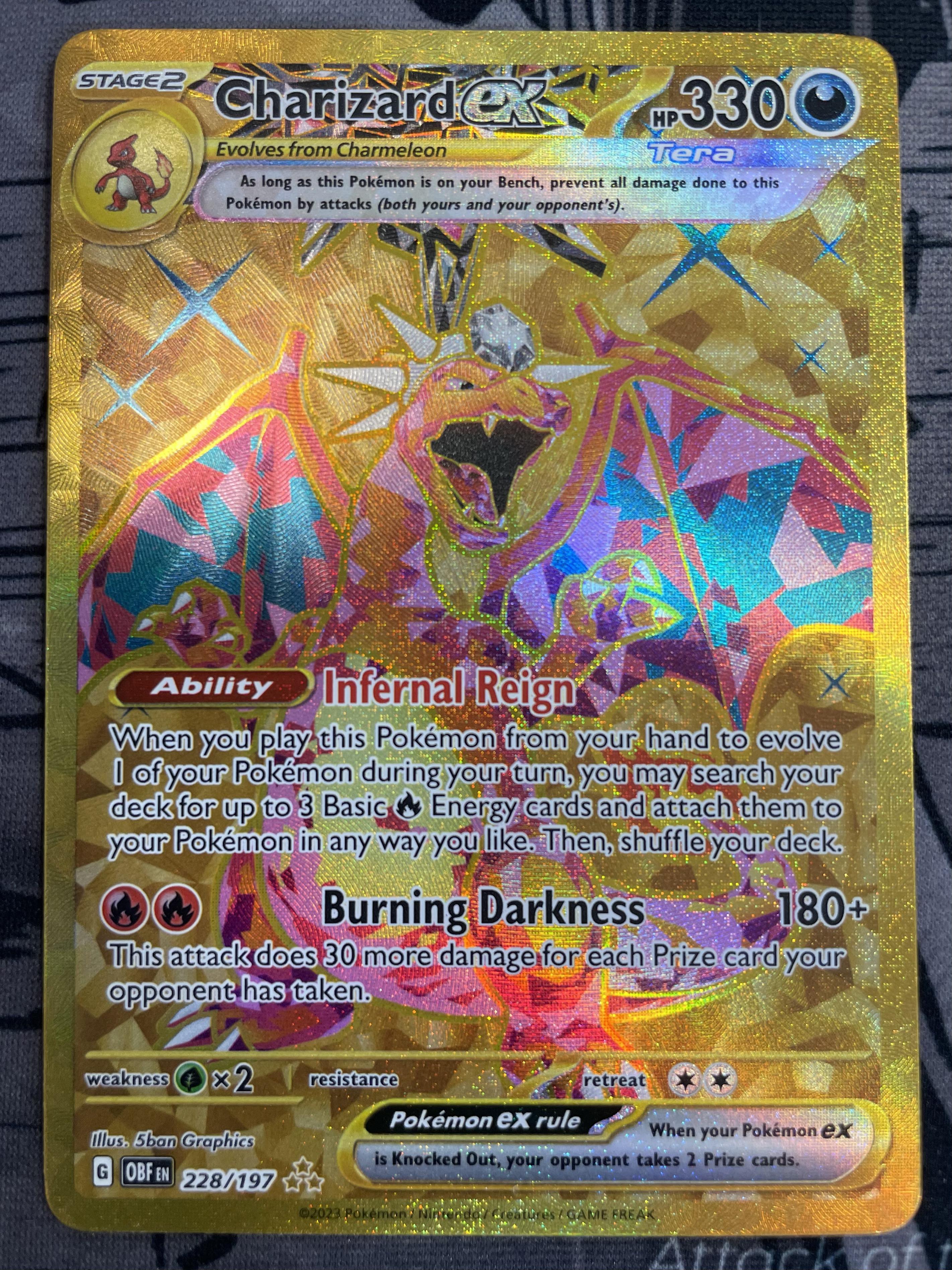 Charizard ex - 228/197 - Hyper Rare